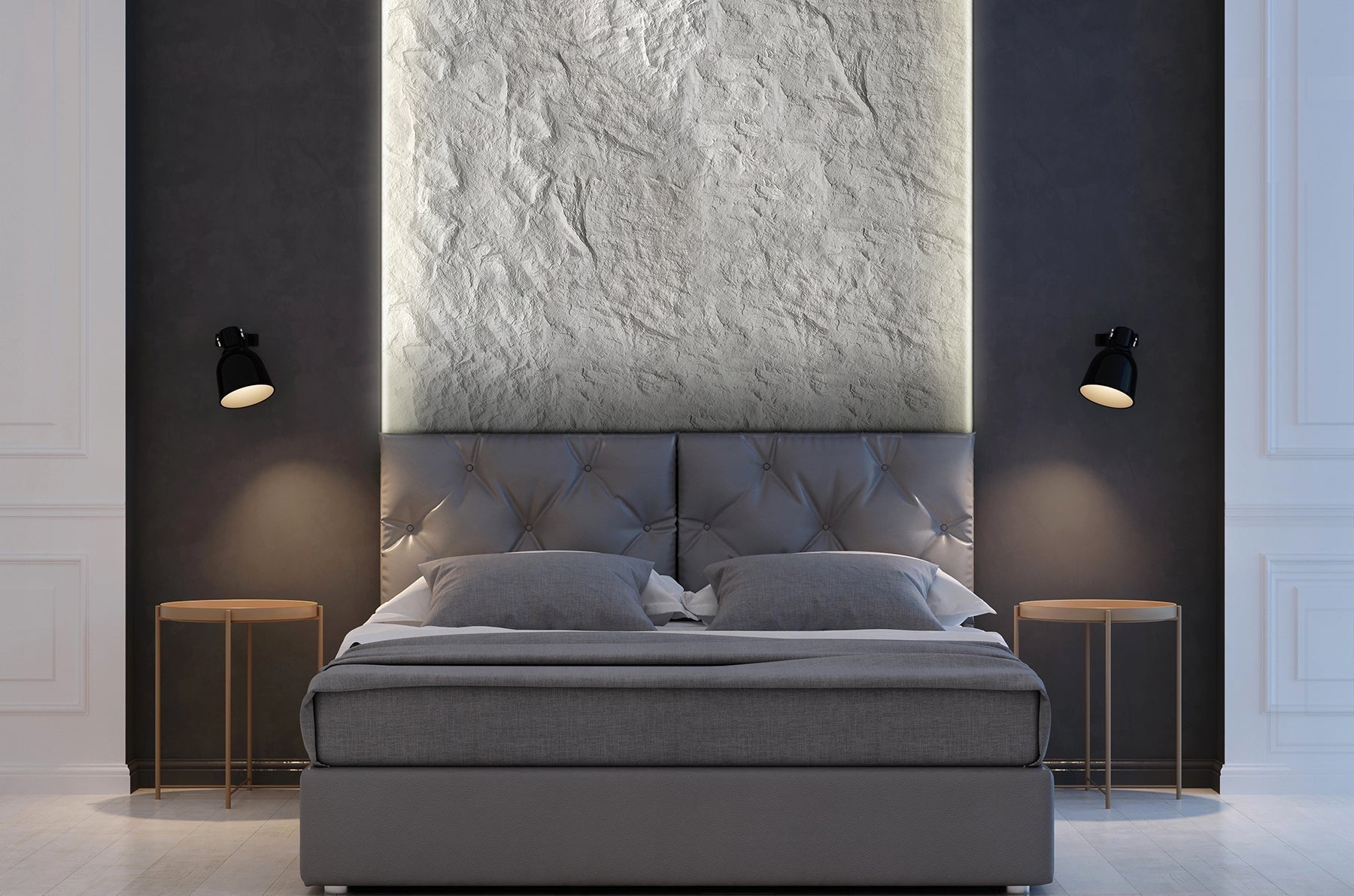 Nowoczesna sypialnia – jak stworzyć elegancką i spokojną przestrzeń z listwami Bohema MDF i panelami Santero?