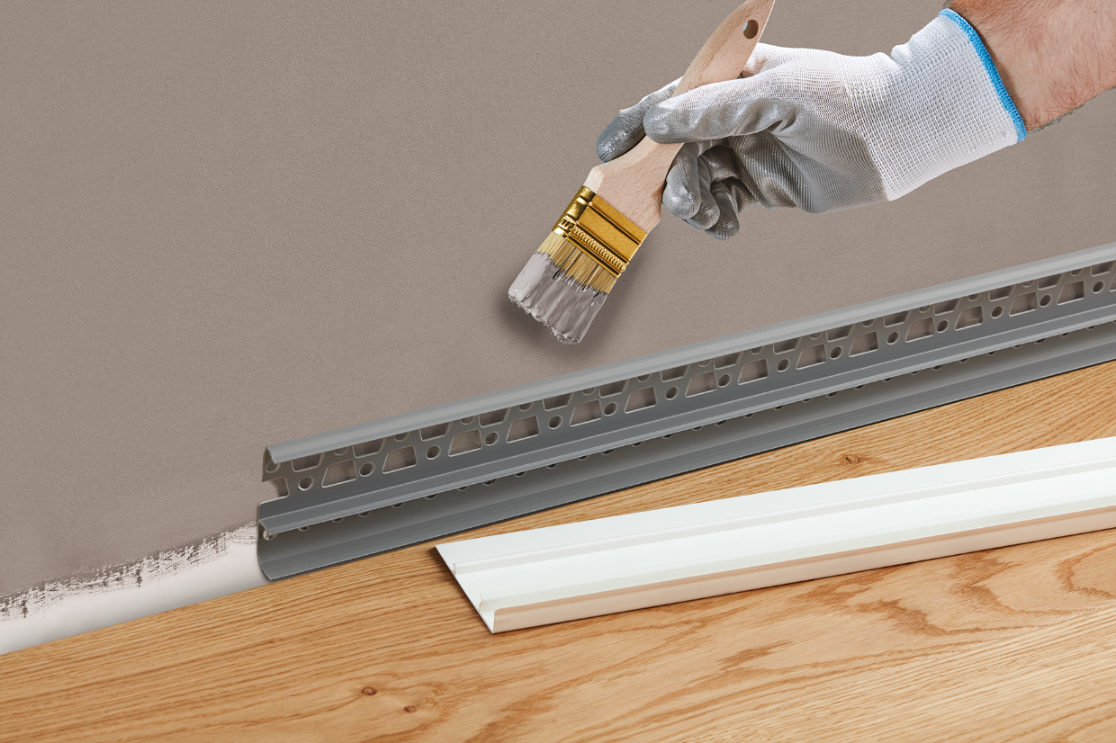 Listwa przypodłogowa PVC Hi Line Prestige 22x75mm Cezar Orzech Blues Mat 2,50m