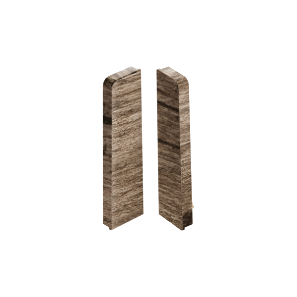 End caps for MASTERLINE skirting board 15x60mm 1 set = 2 pcs (L+R) Cezar Treviso Mat