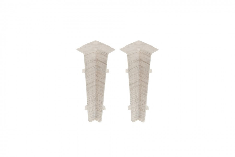 Narożnik wewnętrzny do listwy przypodłogowej Hi Line 23,4x75mm 1kpl=2szt Cezar Sosna Sieviernaja Mat