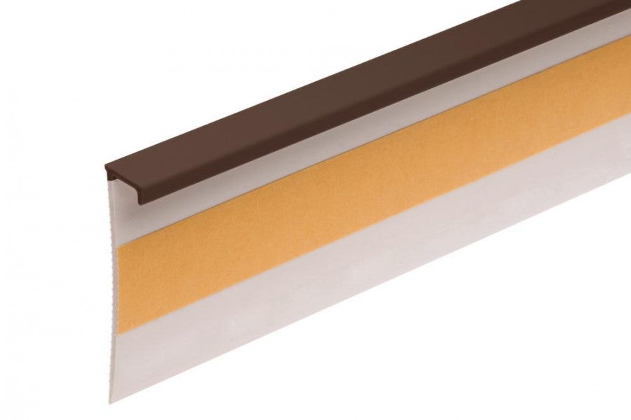 Listwa dywanowa płaska PVC Cezar Brązowy RAL8024 Mat 2,50m