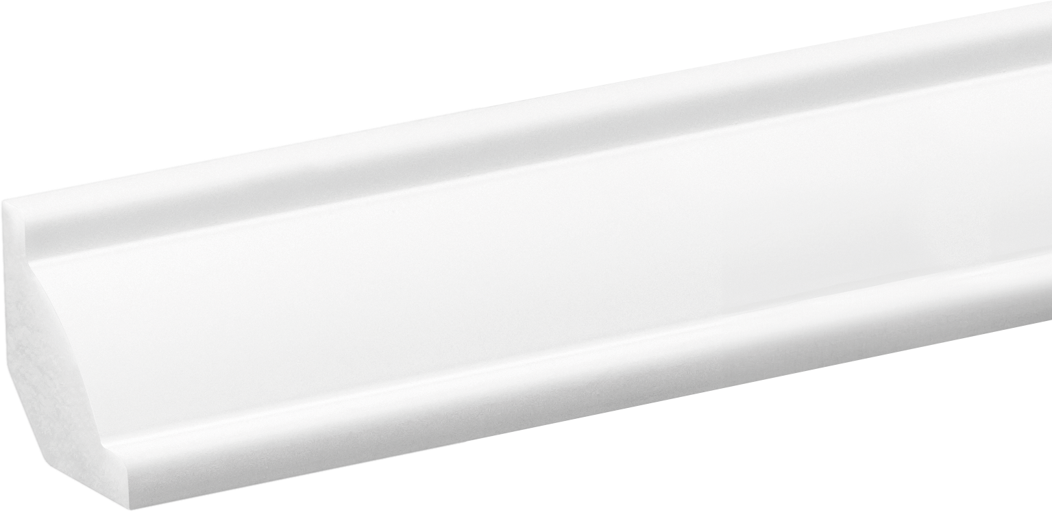 Listwa przypodłogowa LPC-01 21,6x21,6mm Cezar Biały Mat 2,44m