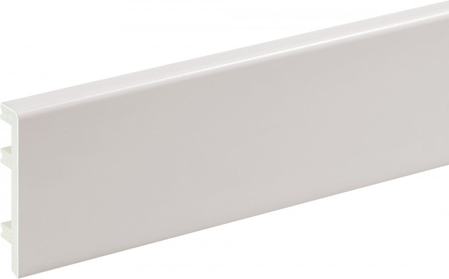 Listwa przypodłogowa Status Line PVC 80x15mm Cezar Kaszmir Szary półmat 2,20m