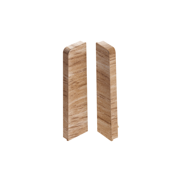 MASTERLINE skirting board end caps 15x60mm 1 set = 2 pcs (L+R) Cezar Marsylia Mat