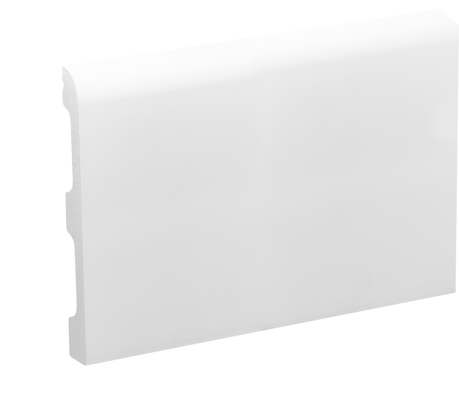 Listwa przypodłogowa LPC-10 110x15mm Cezar Biały RAL9003 Połysk 2,44m