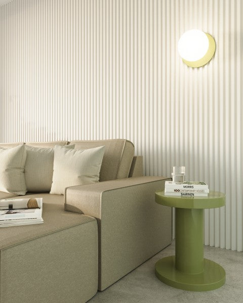 Стеновые панели LAVENO 300x20 мм, цвет Cezar, белый матовый, 2,70 м