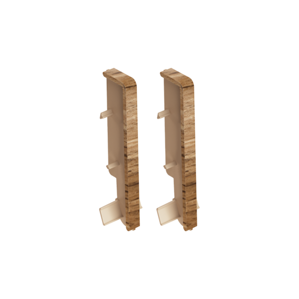 Connector for MASTERLINE skirting board 15x60mm 1 set = 2 pcs Cezar Korfu Mat