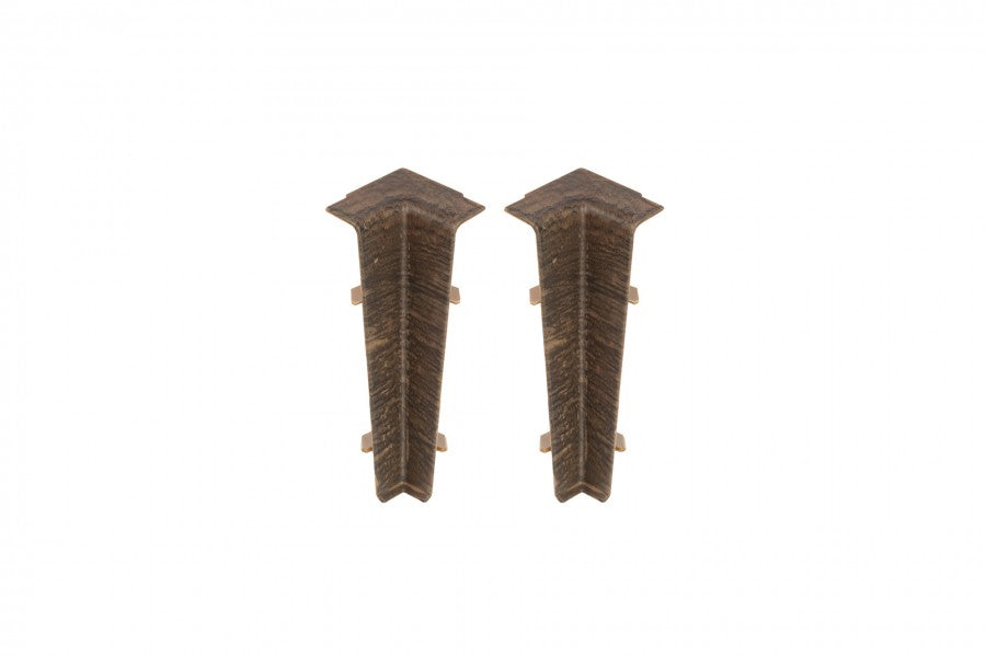 Narożnik wewnętrzny do listwy przypodłogowej Hi Line 23,4x75mm 1kpl=2szt Cezar Dąb Leonardo Mat