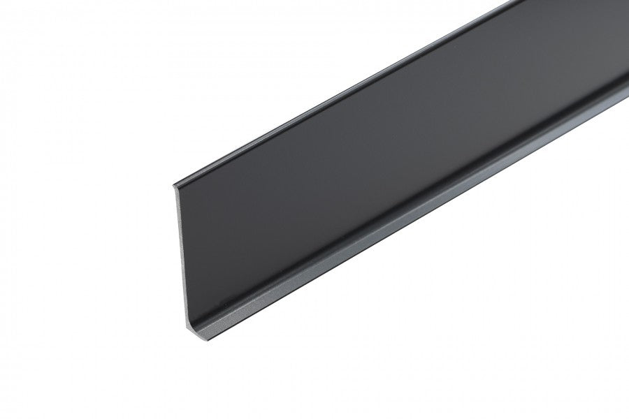 Aluminum skirting board 59mm Cezar Dark Gray RAL7021 Matt 2.50m