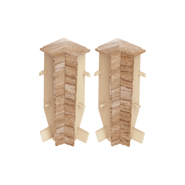 Internal corner for MASTERLINE skirting board 15x60mm 1 set = 2 pcs Cezar Marsylia Mat