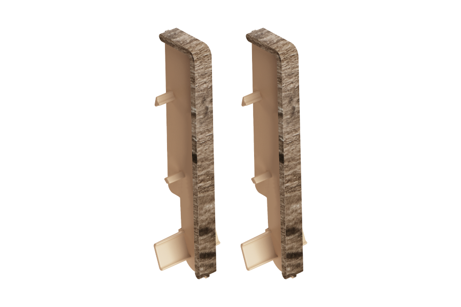 Connector for MASTERLINE skirting board 15x60mm 1 set = 2 pcs Cezar Treviso Mat