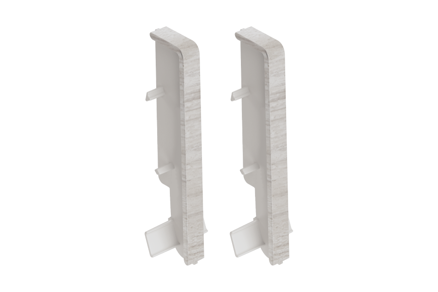 Internal corner for MASTERLINE skirting board 15x60mm 1 set = 2 pcs Cezar Atlantyk Mat