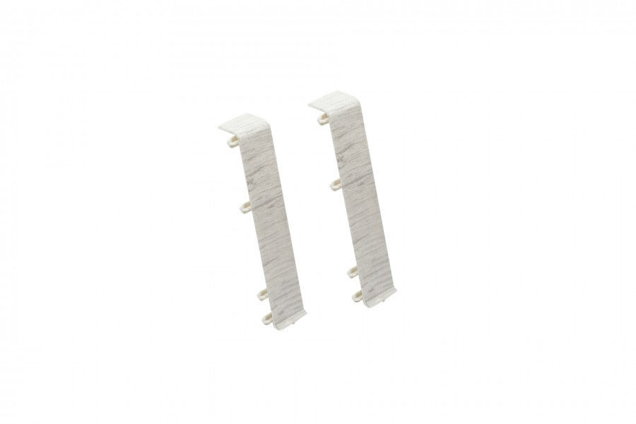 Łącznik do listwy przypodłogowej Hi Line 23,4x75mm 1kpl=2szt Cezar Dąb Szary Organiczny Mat