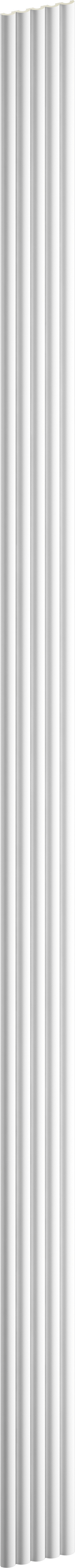 Panel ścienny THALIA04 155x14mm Cezar Biały mat 2,80m