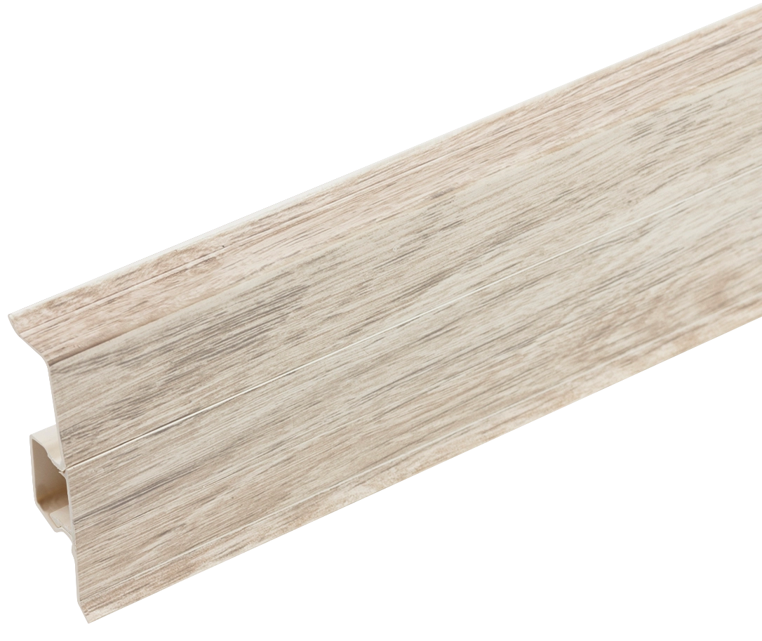 Listwa przypodłogowa PVC Cezar60 20x60mm Cezar Dąb Camas Mat 2,50m