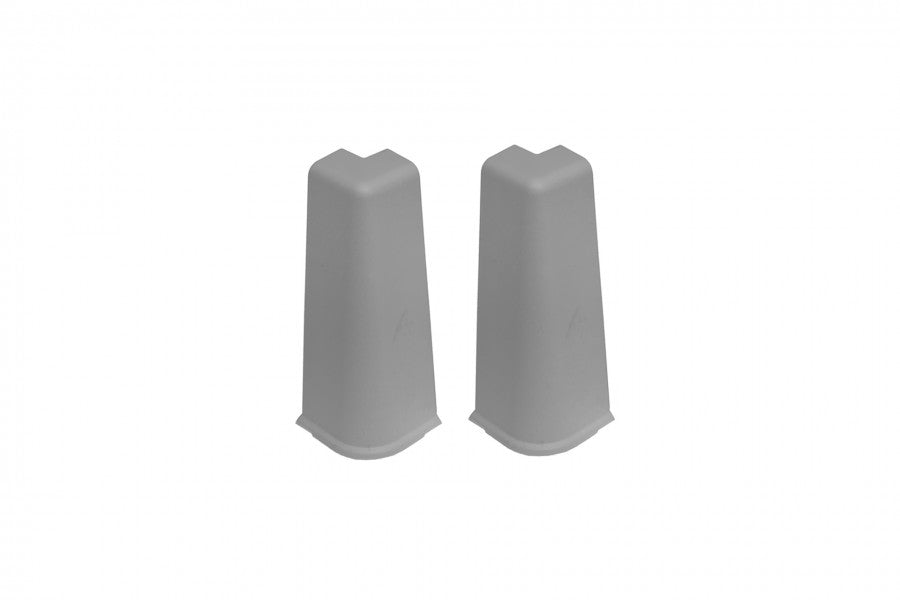 Narożnik zewnętrzny do listwy przypodłogowej Hi Line 23,4x75mm 1kpl=2szt Cezar Szary Mat