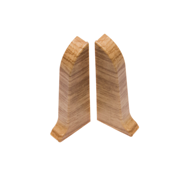 End caps for Classic skirting board 22x59mm 1 set = 2 pcs (L+R) Caesar Canadian Elm Matte