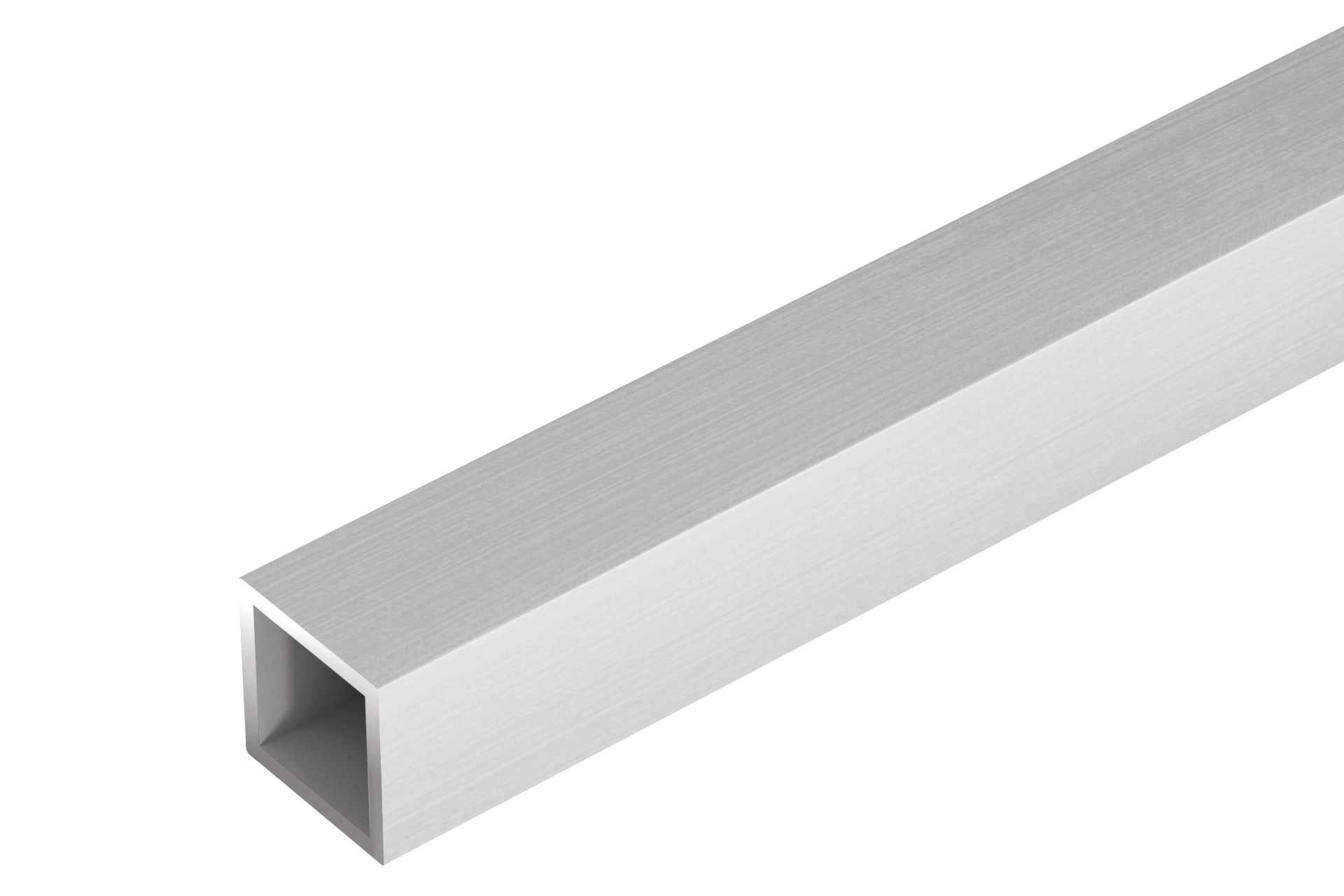 Rura czterokątna aluminiowa 20x10x1,5mm Cezar Naturalny 1m