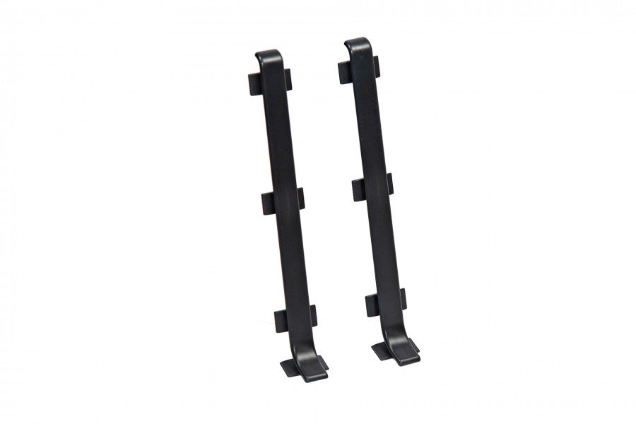 Łącznik do listwy przypodłogowej 100mm 1kpl=2szt Cezar Szary Ciemny RAL7021 Mat