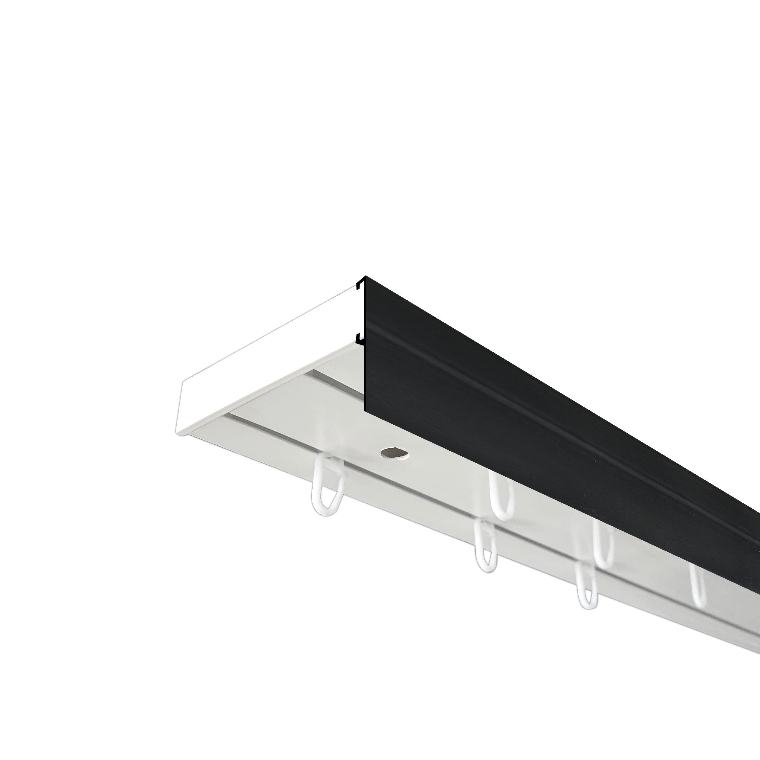 Maskownica PVC do szyny PROLINE 50x3000mm Cezar Czarny RAL9005