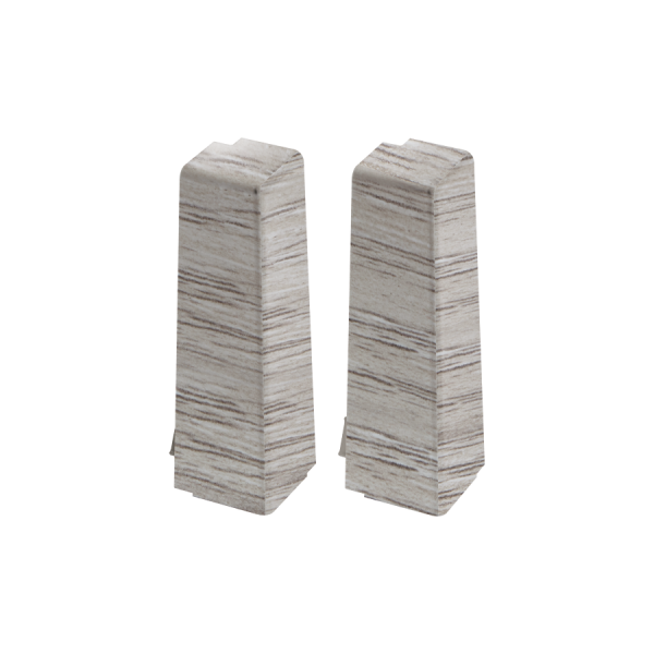 External corner for MASTERLINE skirting board 15x60mm 1 set = 2 pcs Cezar Atlantyk Mat