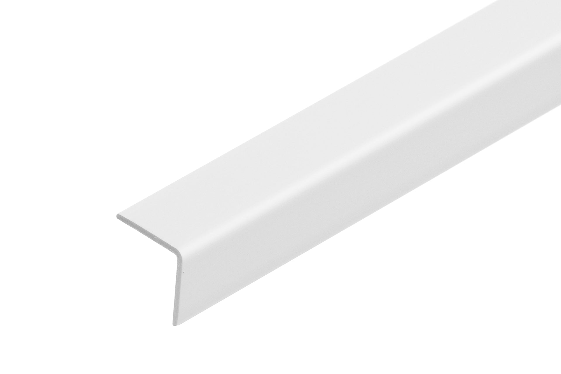 Kątownik PVC 15x15x1,1mm klejony Cezar Biały RAL9003 Mat 2,75m