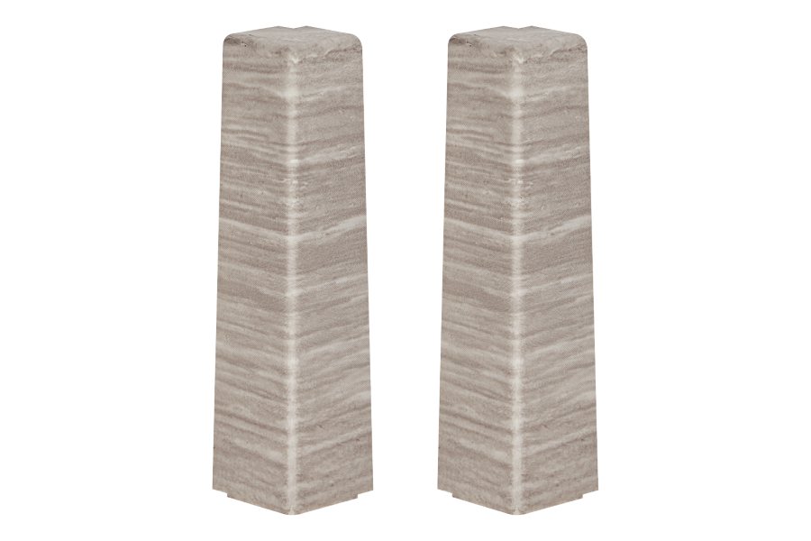 External corner for MASTERLINE skirting board 13x80mm 1 set = 2 pcs Cezar Marengo Mat