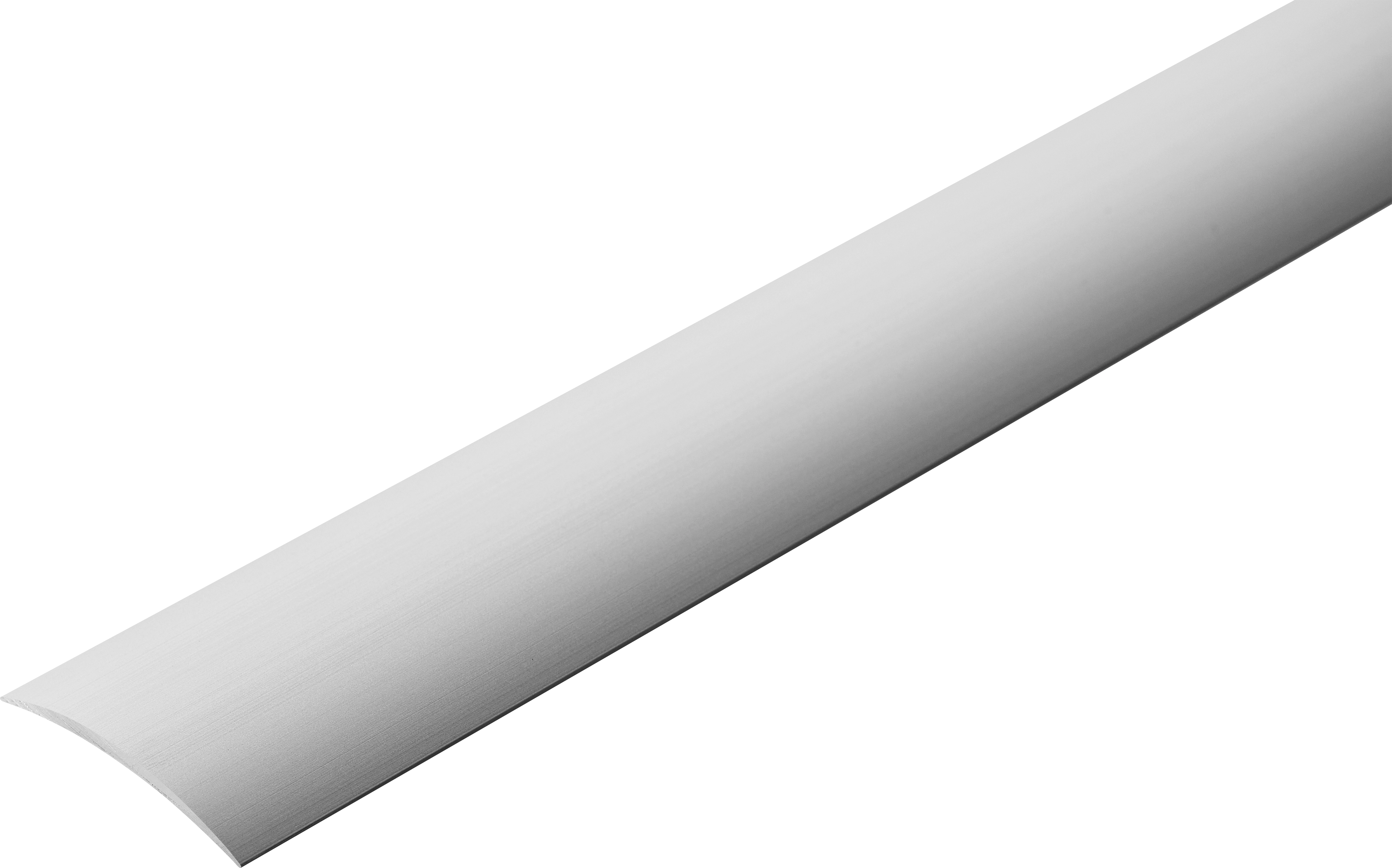 Profil progowy owalny aluminiowy szeroki 40mm Cezar Srebrny Mat 3m