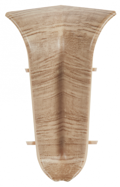 Inner corner for Classic skirting board 22x59mm 1 set = 2 pcs Cezar Oak Canyon Matt