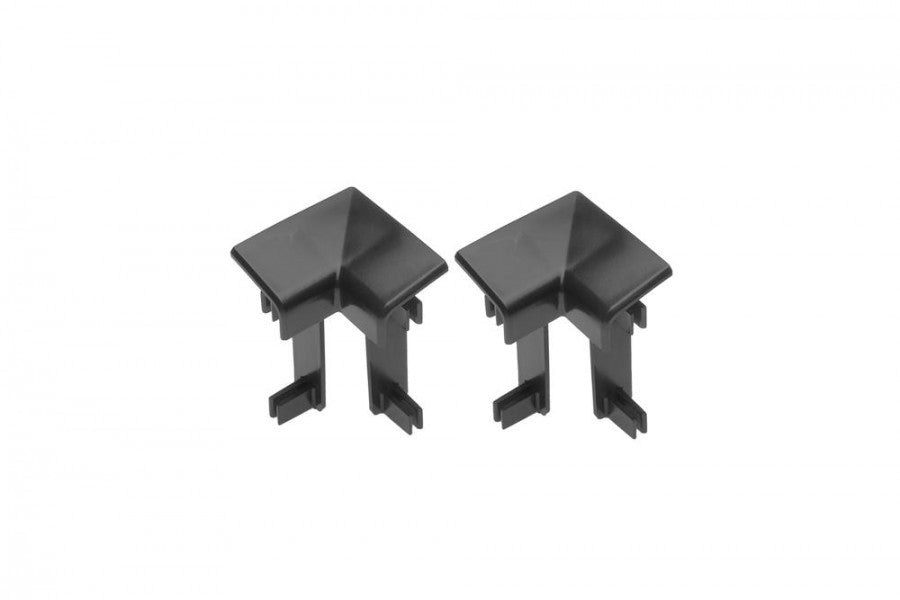 Narożnik wewnętrzny do listwy dywanowej ożebrowanej Cezar Grafitowy RAL7024 Mat