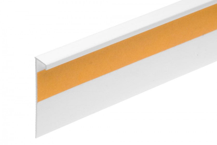 Listwa dywanowa płaska PVC Cezar Biały RAL9003 Mat 2,50m