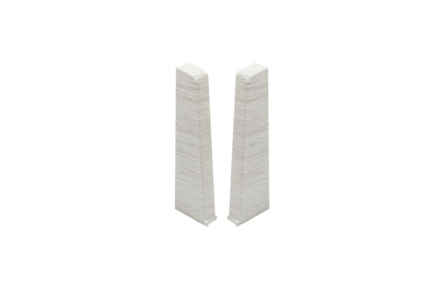 Zaślepki do listwy przypodłogowej Hi Line 23,4x75mm 1kpl=2szt(L+P) Cezar Dąb Szary Organiczny Mat