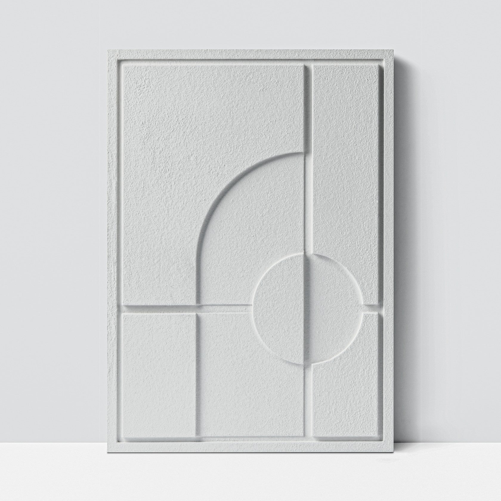 Wall Decor 500x700x18mm GEOMETRIC 1 MURSO Bianco