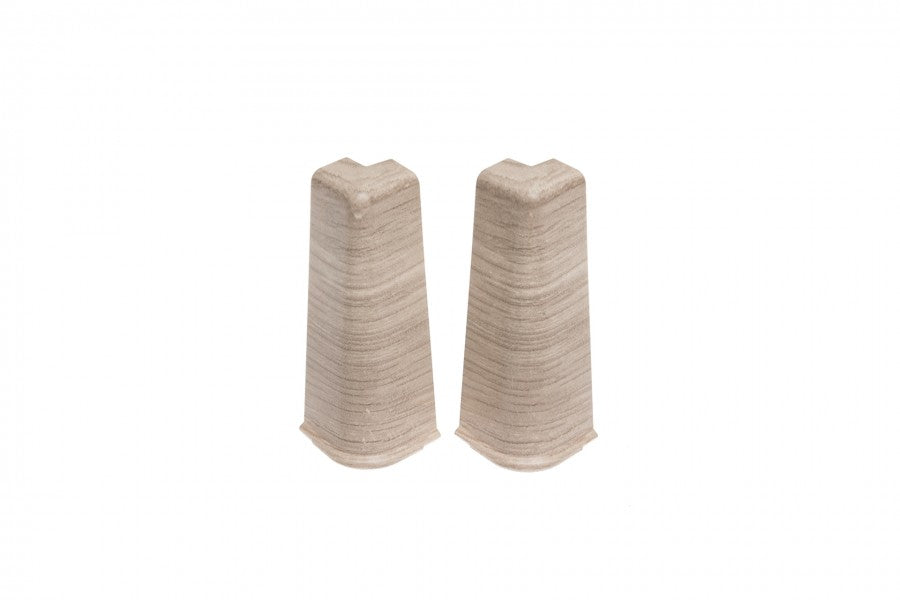 Narożnik zewnętrzny do listwy przypodłogowej Hi Line 23,4x75mm 1kpl=2szt Cezar Dąb Alcanta Mat