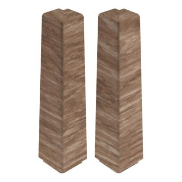 Narożnik zewnętrzny do listwy przypodłogowej MASTERLINE 17,2x81,5mm 1kpl=2szt Cezar Tea brown Mat