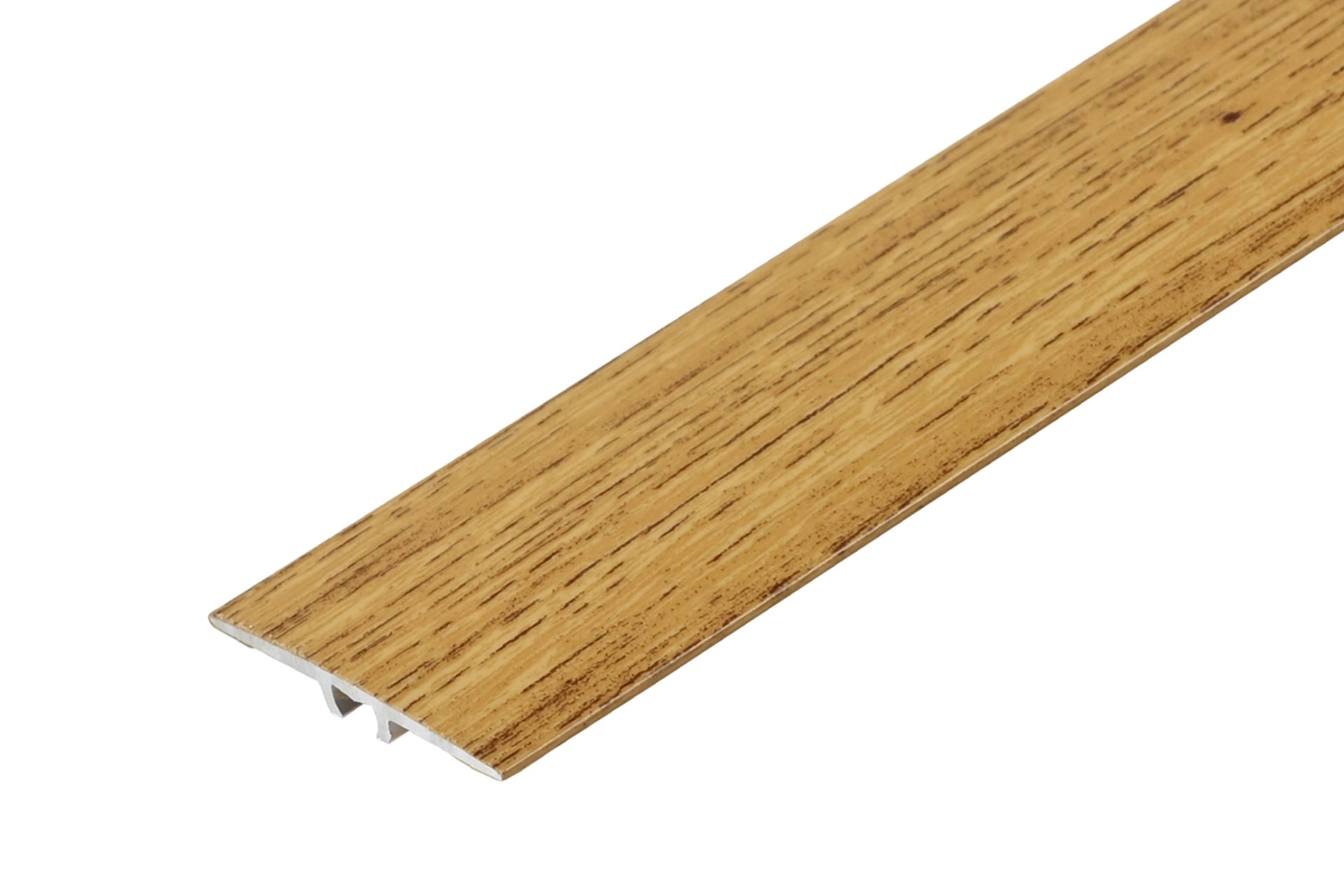 Profil progowy aluminiowy płaski 35mm 5w1 Cezar Dąb Złoty Mat 0,93m