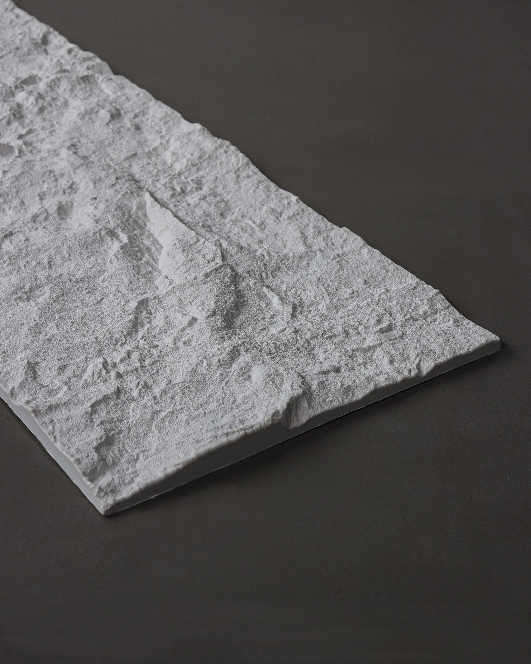 SANTERO-R1 wall panel 600x2900x45mm Cezar glued FLEX White 2.90m