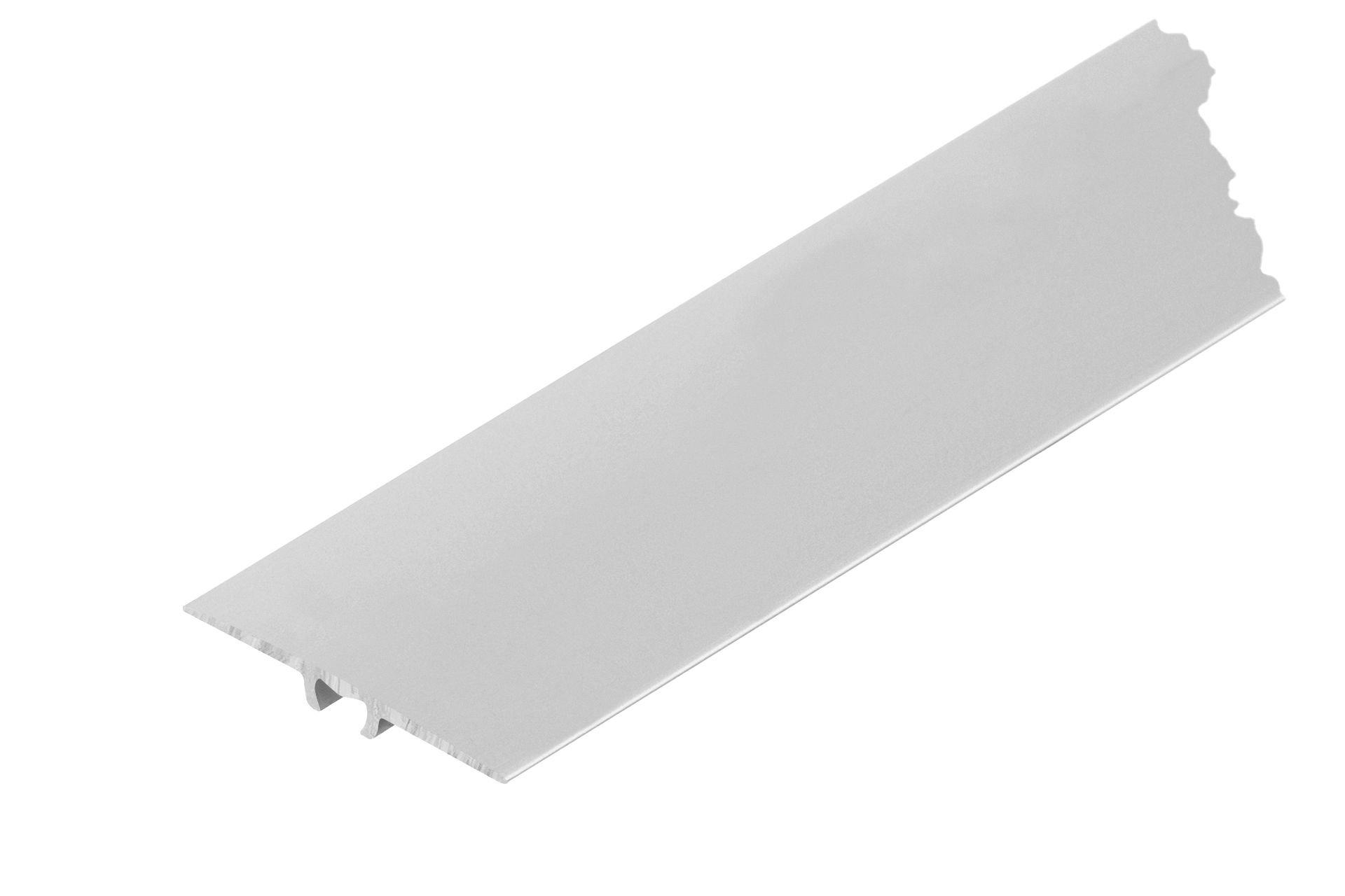 Profil progowy aluminiowy płaski 35mm 5w1 Cezar Srebrny Mat 0,93m