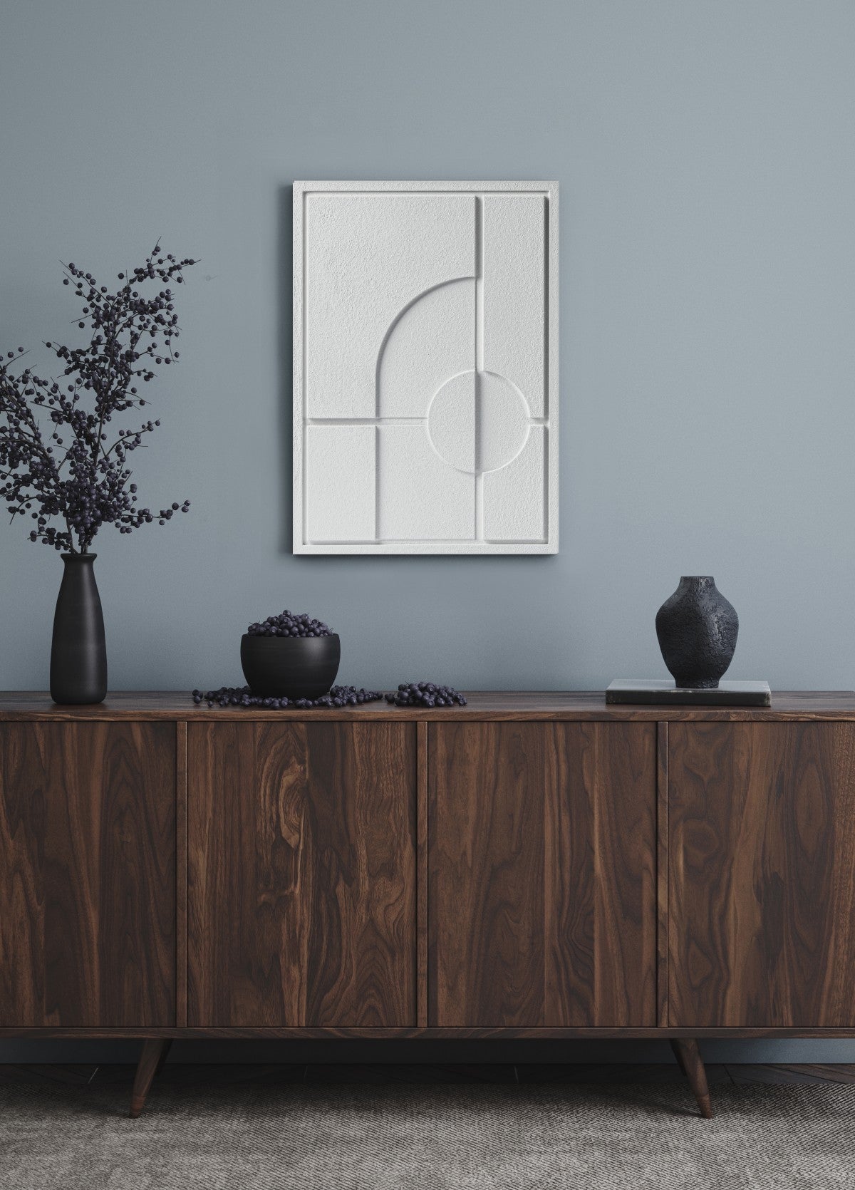 Wall Decor 500x700x18mm GEOMETRIC 1 MURSO Bianco