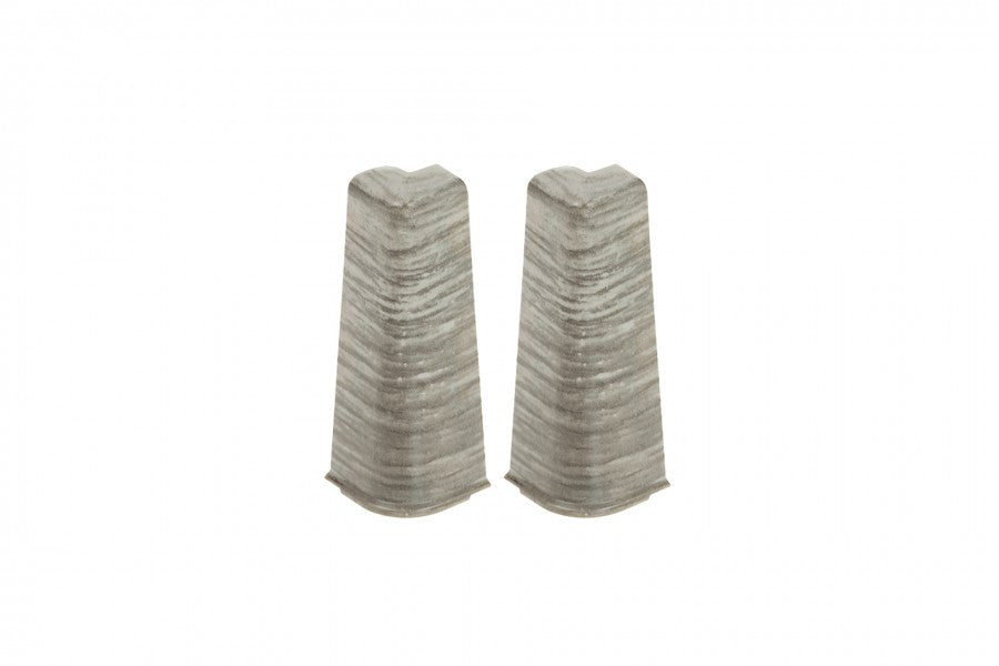 Narożnik zewnętrzny do listwy przypodłogowej Hi Line 23,4x75mm 1kpl=2szt Cezar Sosna Ciemna Agas Mat