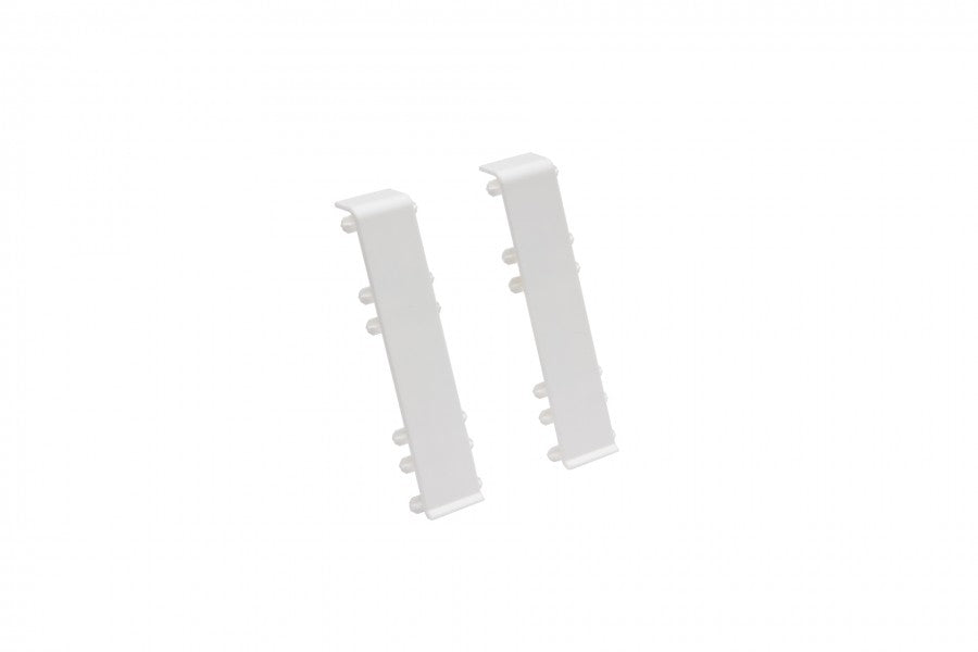 Łącznik do listwy przypodłogowej Hi Line 23,4x75mm 1kpl=2szt Cezar Biały RAL9003 Mat