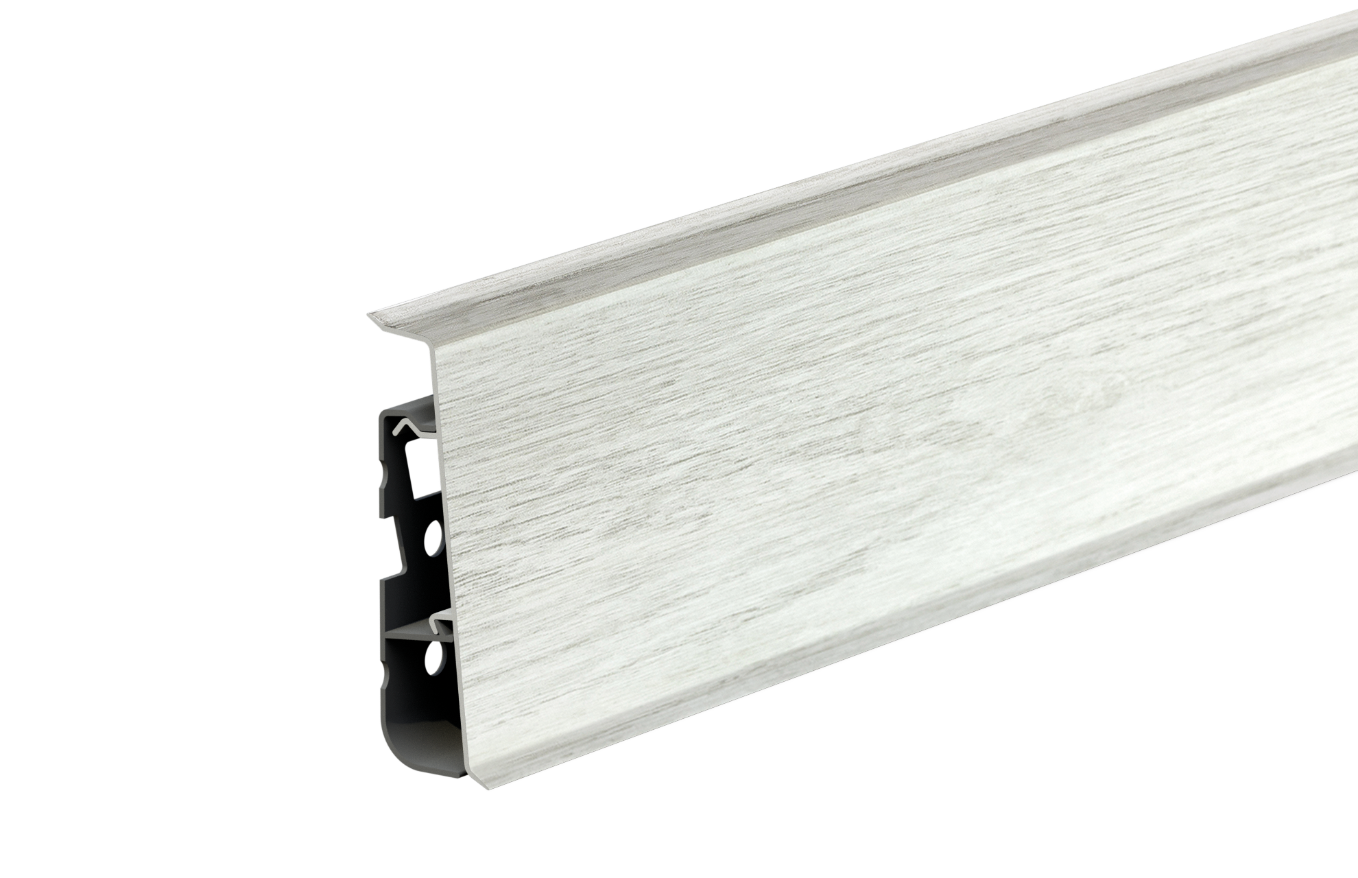 Listwa przypodłogowa PVC Hi Line Prestige 22x75mm Cezar Dąb Szary Organiczny Mat 2,50m