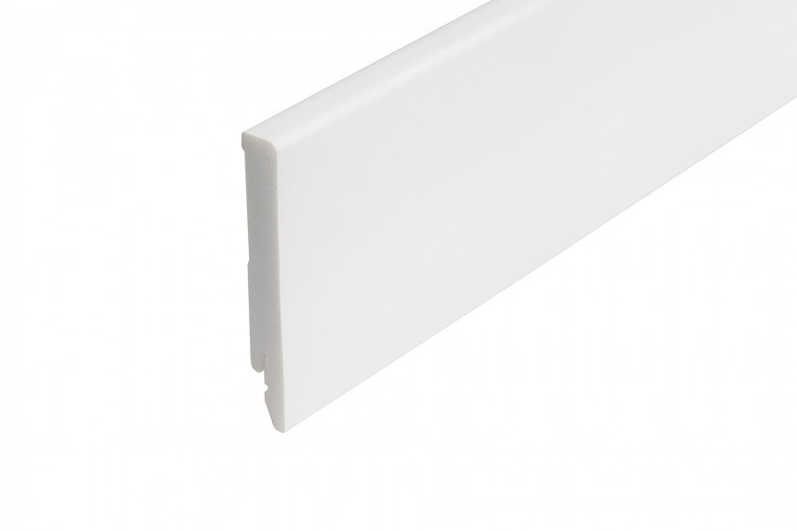 Listwa przypodłogowa LPC-52 100x14mm Cezar Biały RAL9003 Połysk 2,44m