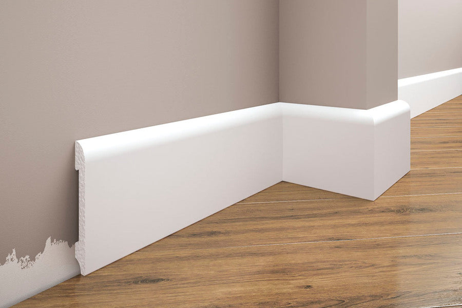 LPC-11 Skirting Board 78x13mm Cezar Champagne Brushed Gloss 2.44m
