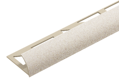 PVC external tile profile 9mm Cezar Sand Beige Gloss 2.50m