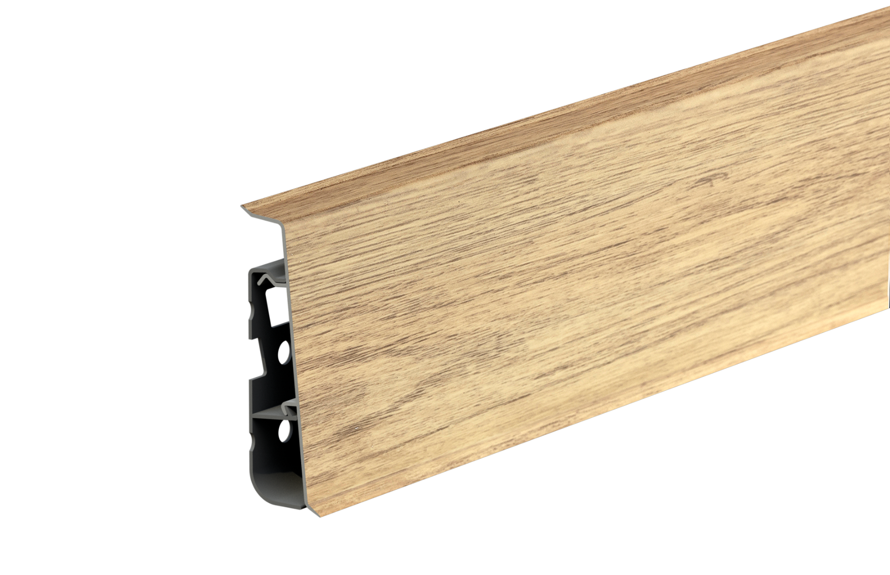 Listwa przypodłogowa PVC Hi Line Prestige 22x75mm Cezar Dąb Pinia Jasna Mat 2,50m