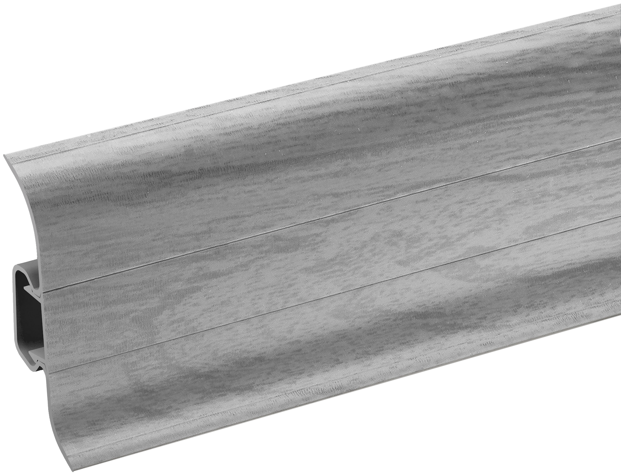 Listwa przypodłogowa PVC Premium Classic 22x59mm Cezar Dąb Szary Jasny Mat 2,20m