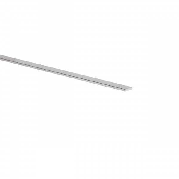Kształtownik AL sztanga płaska 10x2mm L= 1m Srebrny