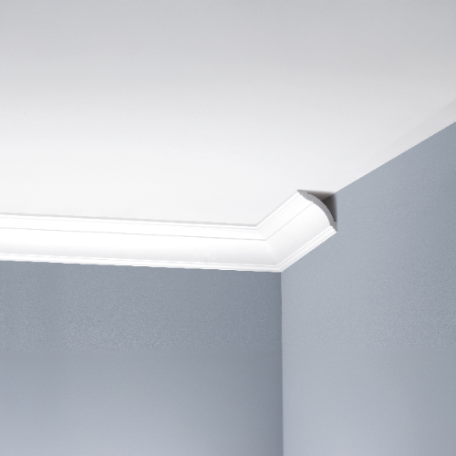 Listwa ozdobna LOC-05 Cezar Biały Mat 2,44m