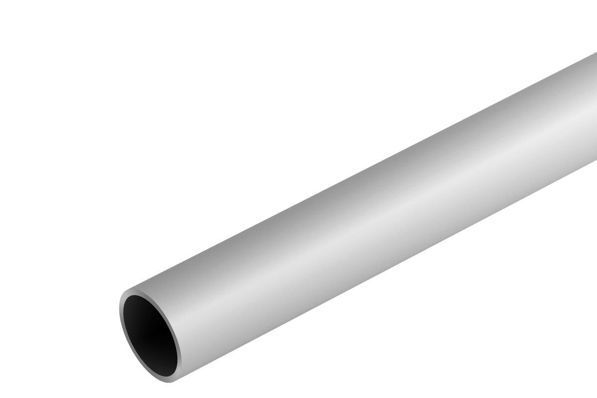 Rura okrągła aluminiowa 20x1,5mm Cezar Srebrny mat 1m